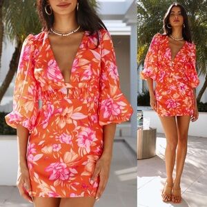 dance my way mini dress orange Hello Molly | Dresses | Hello Molly Dance My Way Mini Dress Orange Medium